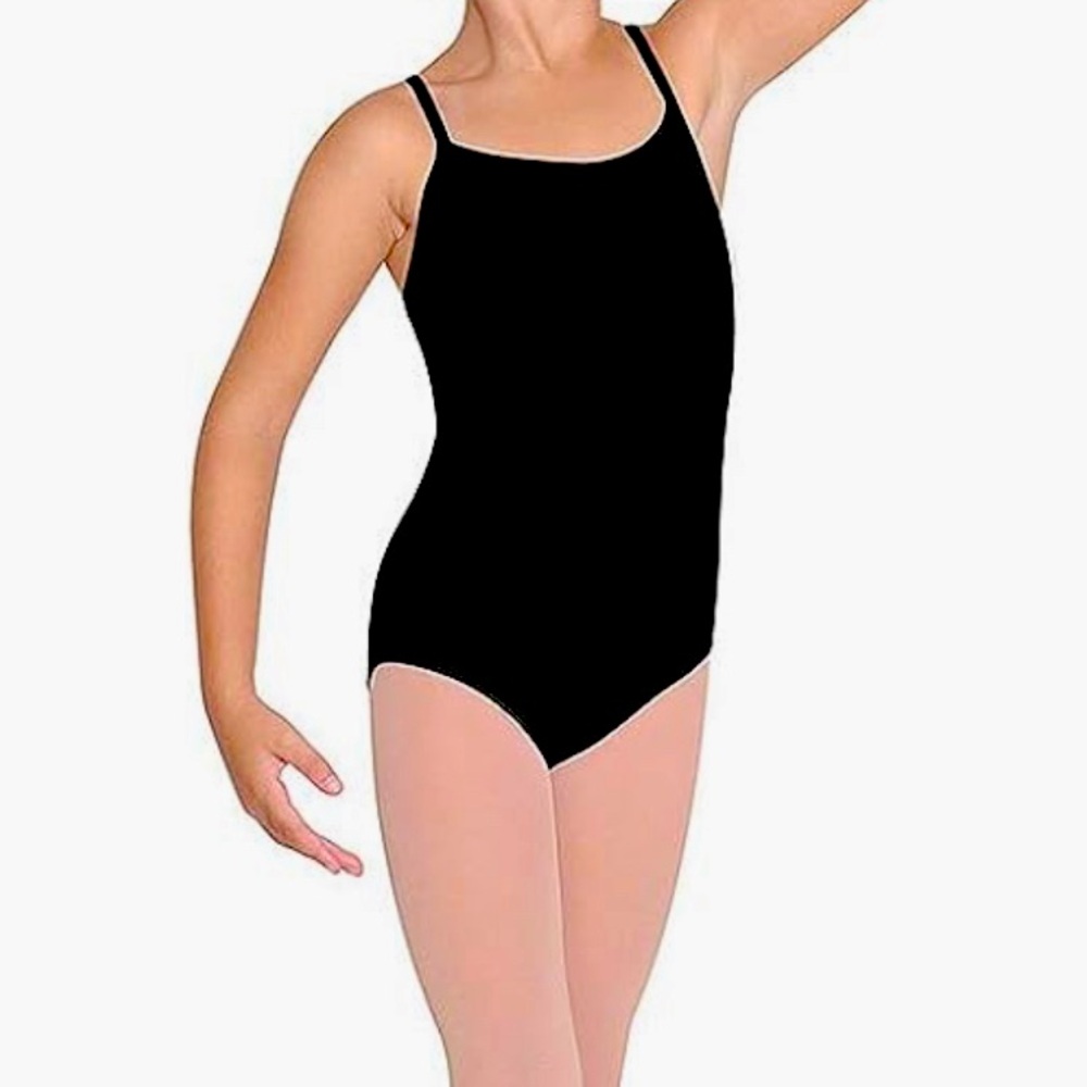 Bloch Girls Black Ballet Leotard Size 14